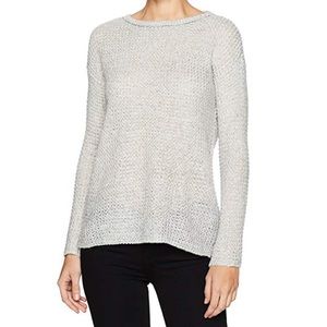BB Dakota Gray Tierney Marled Yarn Sweater